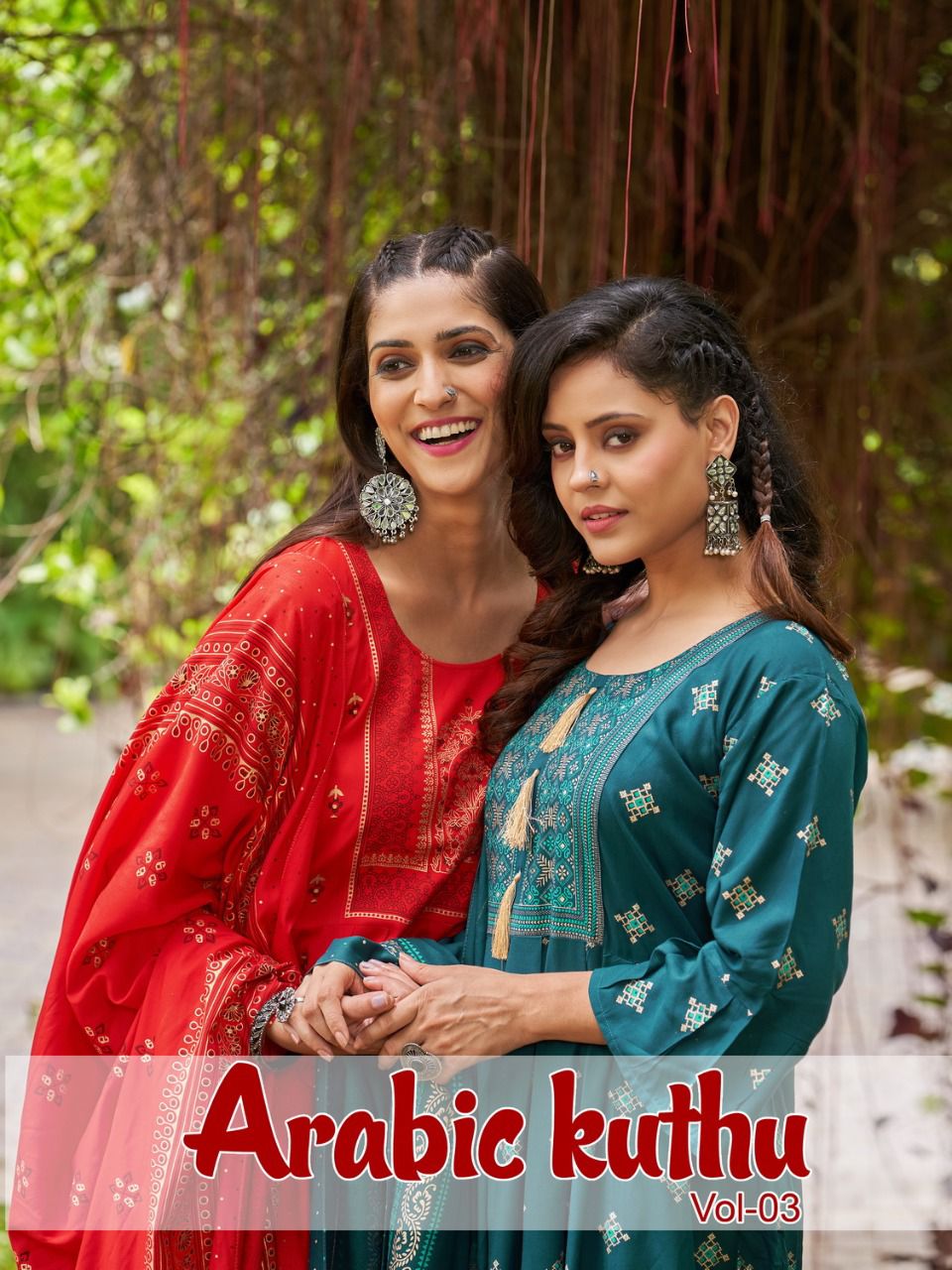 Arabic Kuthu Vol 3 By Banwery Designer Embroidered Kurti WIth Dupatta